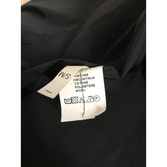 Sistè’s Made In Italy Pea Coat Purple SM Pocket Long Sleeve Open Wool Blended - Picture 8 of 11